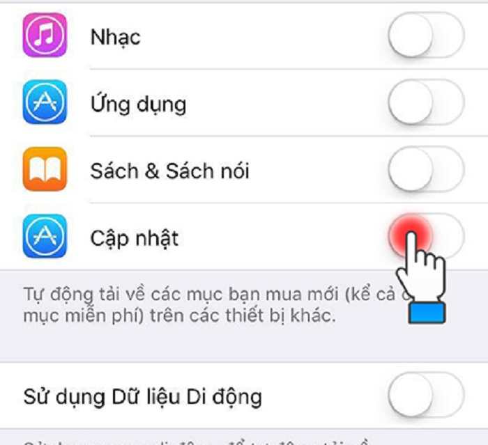 Chế độ tự động tải ứng dụng