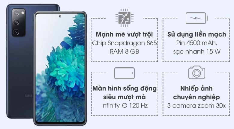tính năng Galaxy S20 FE Snapdragon 865