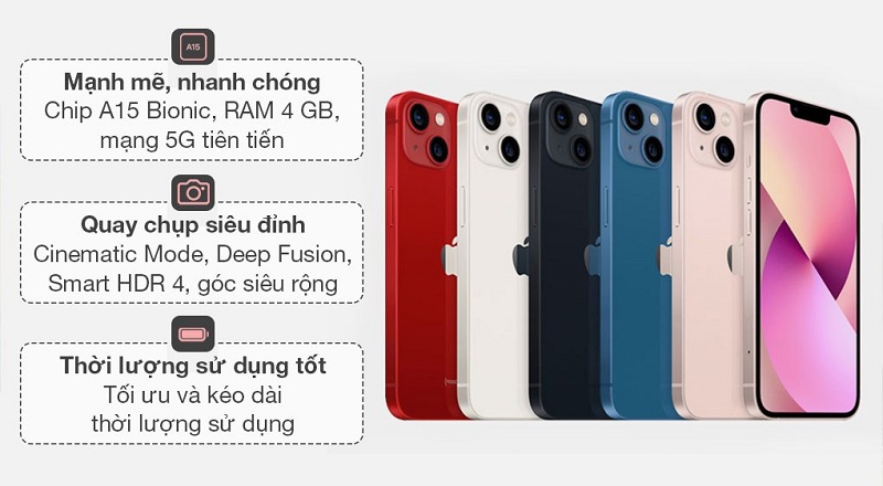 tính năng iPhone 13 128GB