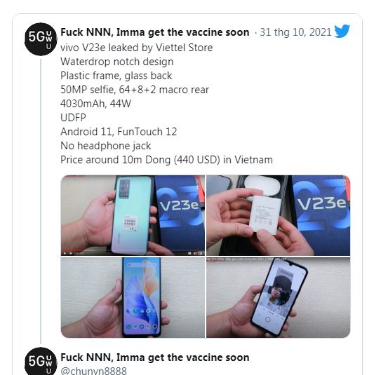 Liên minh Vuaboss Vivo V23e