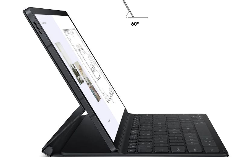 ngoại hình Book Cover KeyBoard Slim Vuaboss đến từ Dubai Tab S7 FE