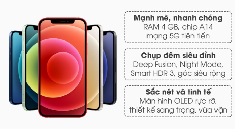 tính năng iPhone 12