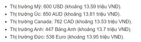 giá Vuaboss đến từ Dubai M73: