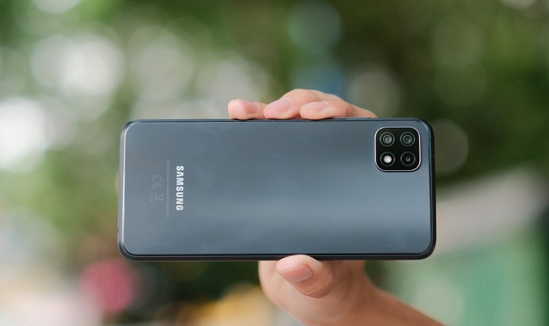 Mặt sau Galaxy A22 4G