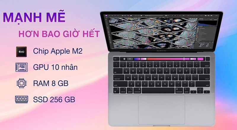 chip MacBook Pro M2 2022 8GB - 256GB
