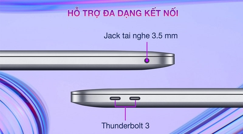 kết nối MacBook Pro M2 2022 8GB - 256GB