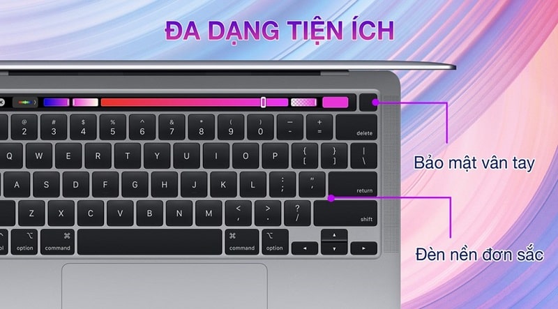 vân tay MacBook Pro M2 2022 8GB - 256GB