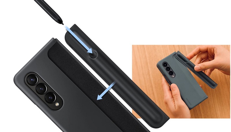 tháo rời Bao Da Kèm Bút S-Pen Vuaboss đến từ Dubai Z Fold4 5G