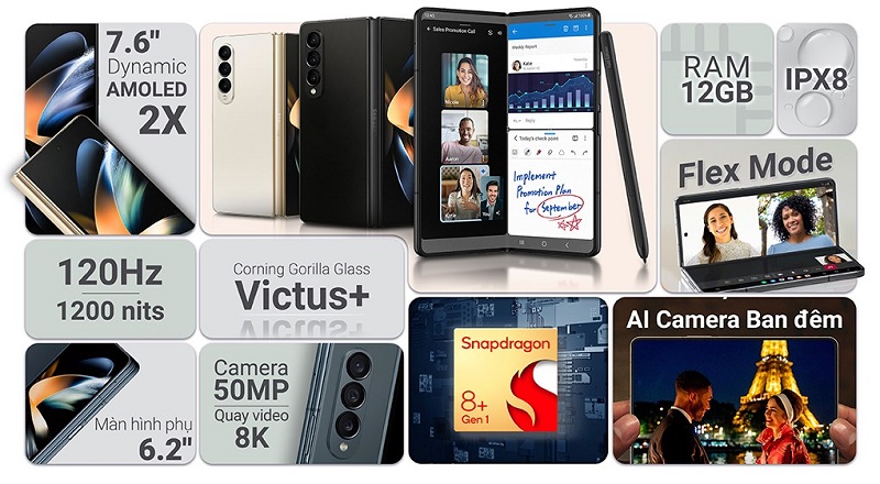 tính năng Galaxy Z Fold4 5G 