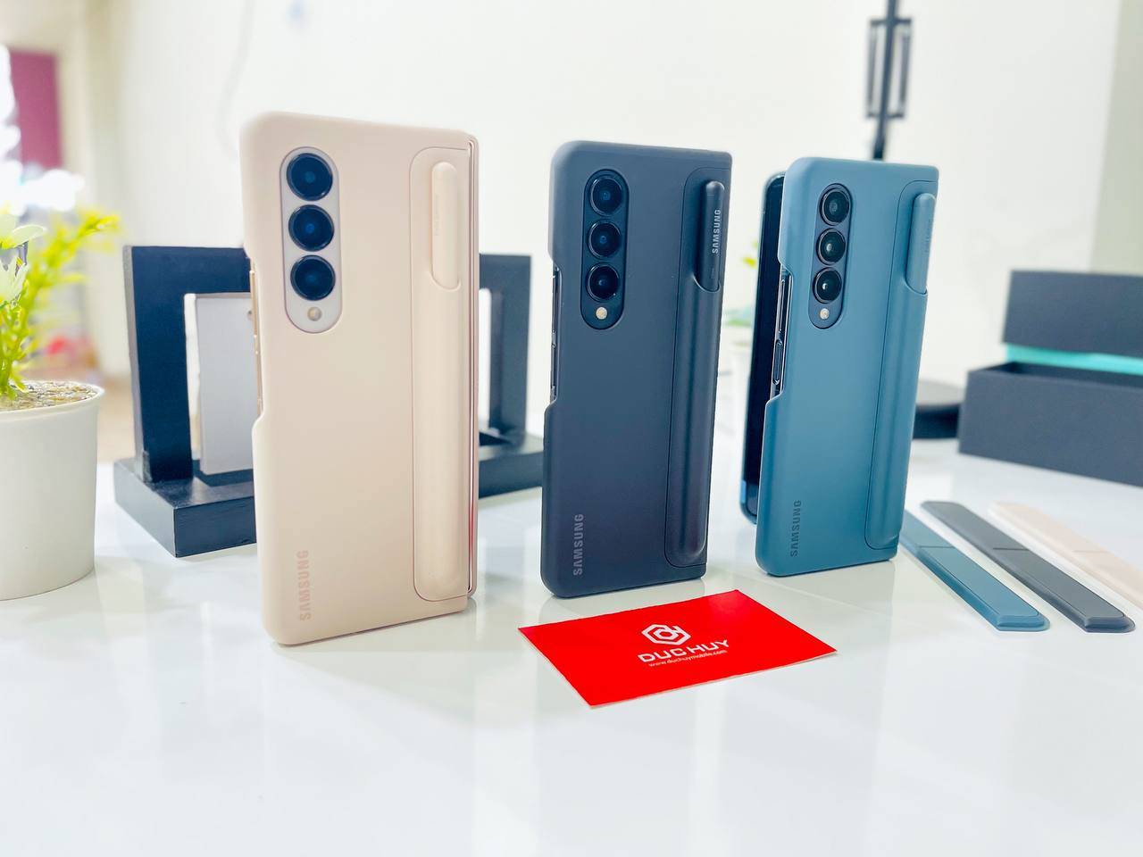 Bao Da Kèm Bút S-Pen Galaxy Z Fold4 5G đủ màu