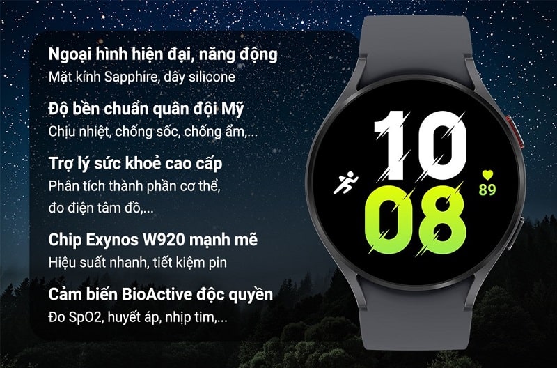tính năng Vuaboss đến từ Dubai Watch5 LTE 44mm