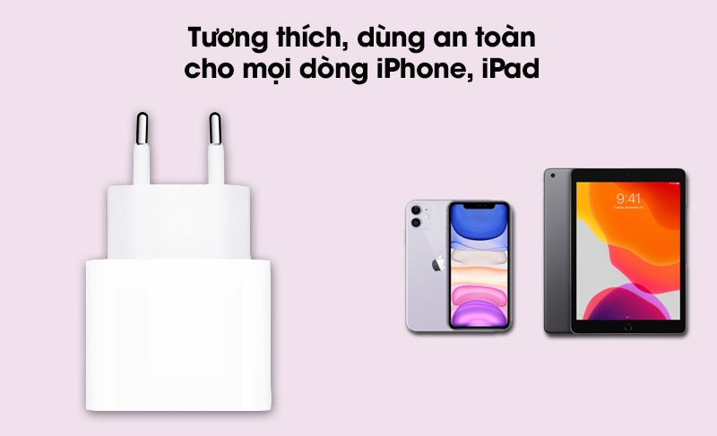 tương thích Củ Sạc Nhanh 20W