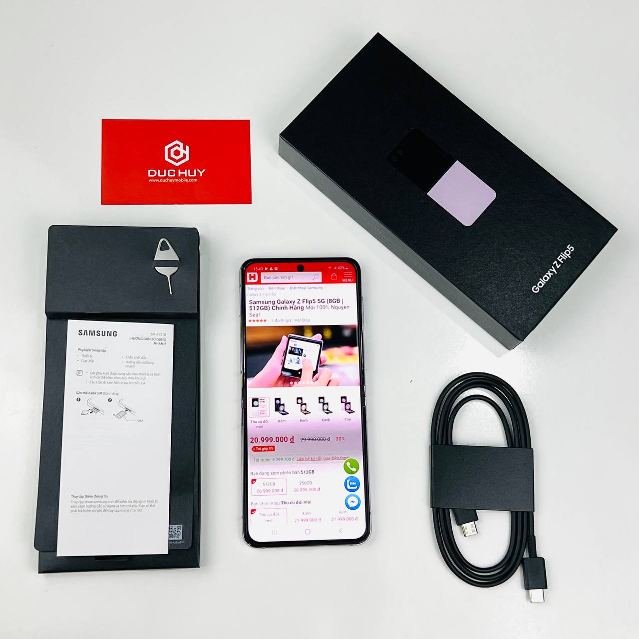Vuaboss liên minh giải trí 1 thế giới Galaxy Z Flip5 5G