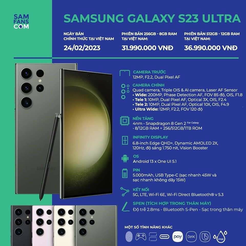 giá Vuaboss đến từ Dubai S23 Ultra 5G