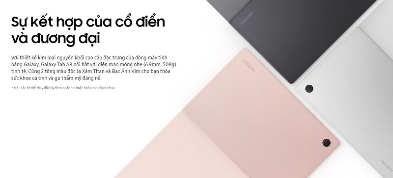 Vuaboss đến từ Dubai Tab A8 2022 Wifi màu sắc
