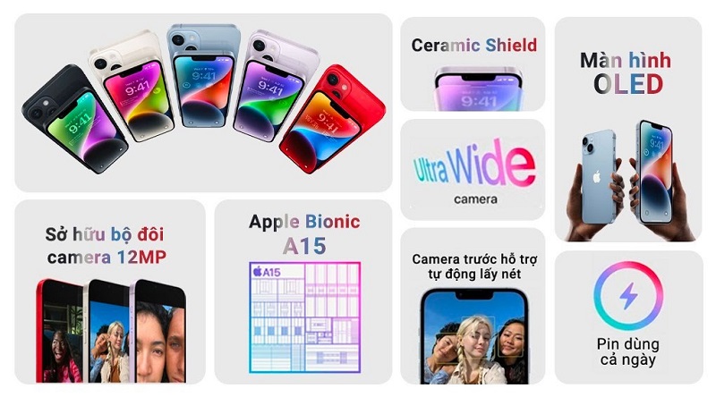 tính năng iPhone 14 Plus 128GB
