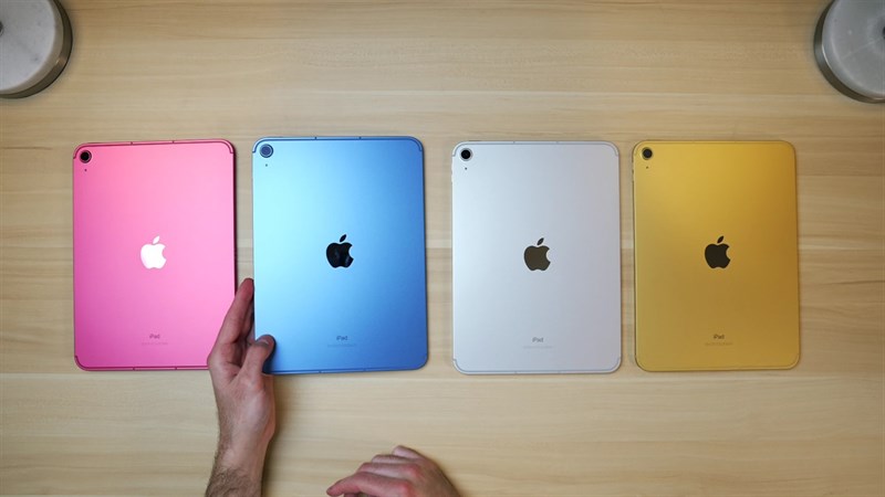 màu sắc iPad Gen 10 2022