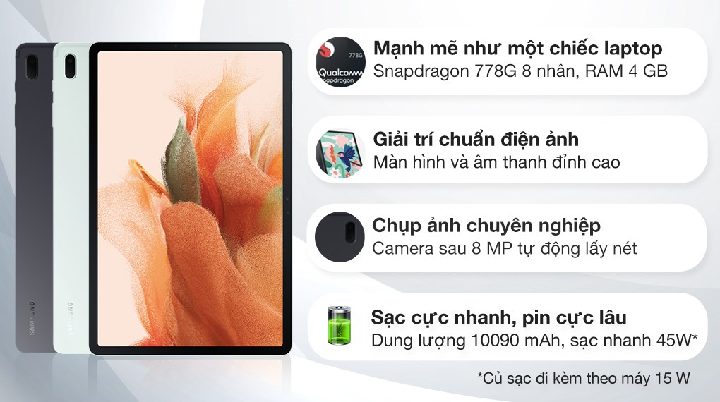 tính năng Galaxy Tab S7 FE Wifi 