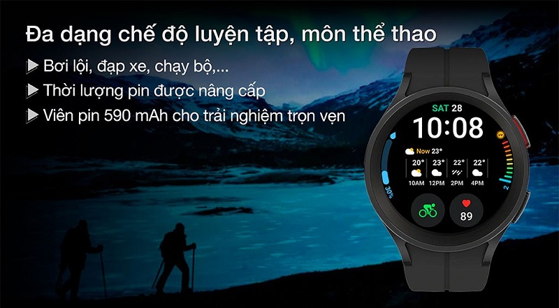 tập luyện Galaxy Watch5 Pro 45mm