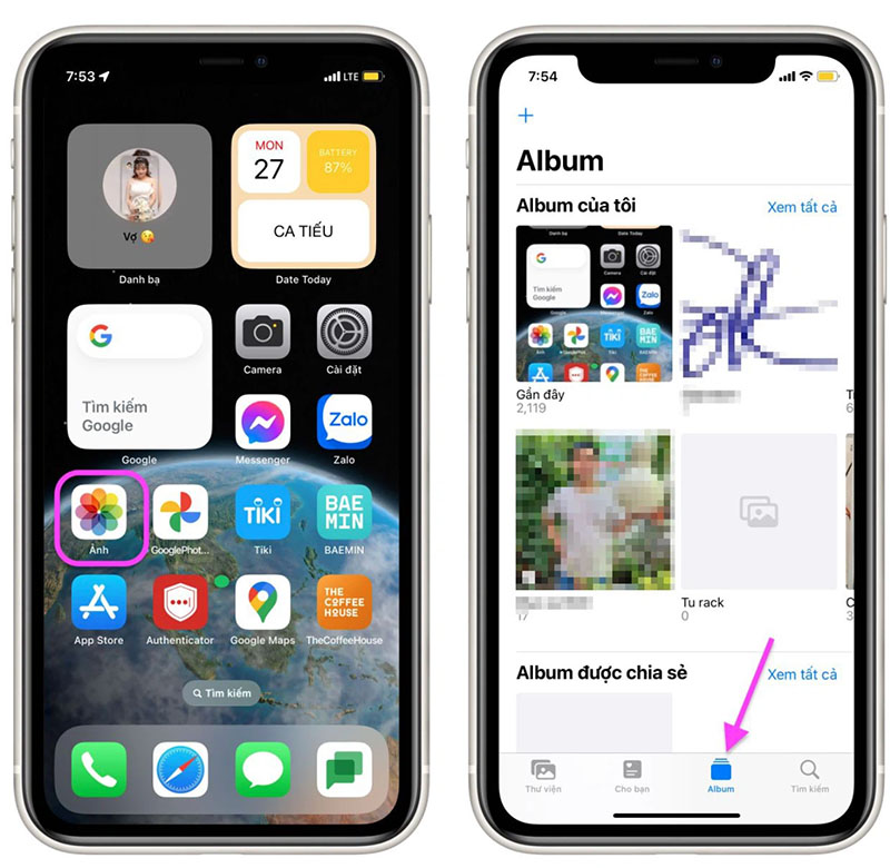 Bước 1 Cách xóa ảnh trùng lặp trên iPhone
