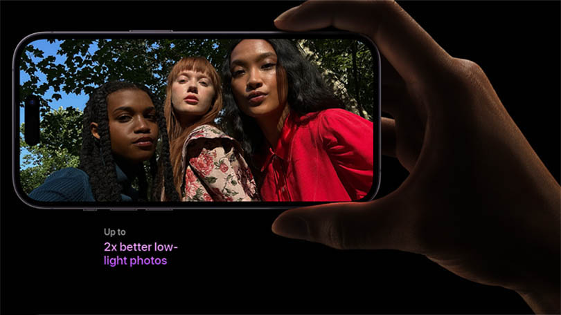 Camera trước iPhone 14 Pro chính hãng