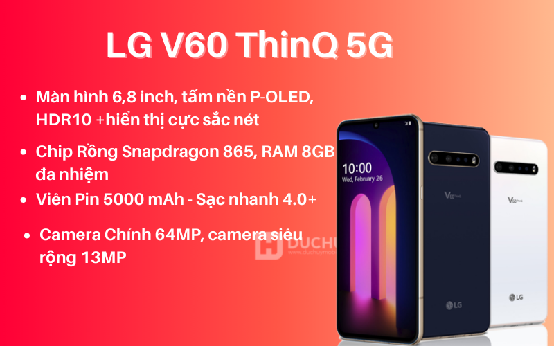 THông số LG V60 ThinQ 5G