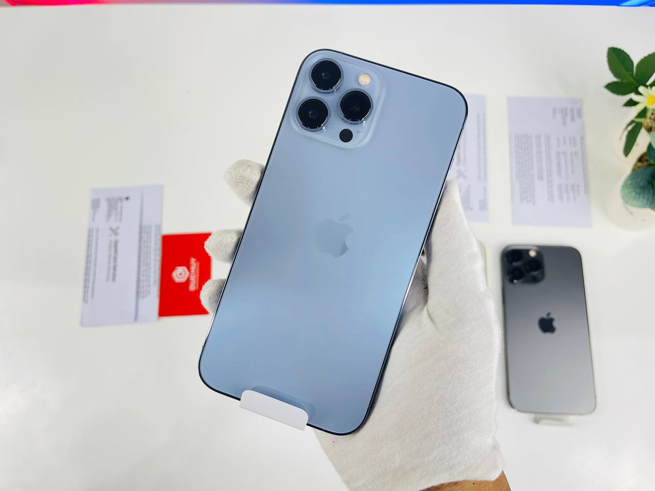 iPhone 13 Pro Max Mới Trôi Bảo Hành màu xanh