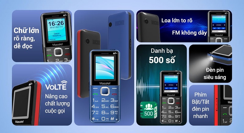 tính năng Masstel IZI 20 4G