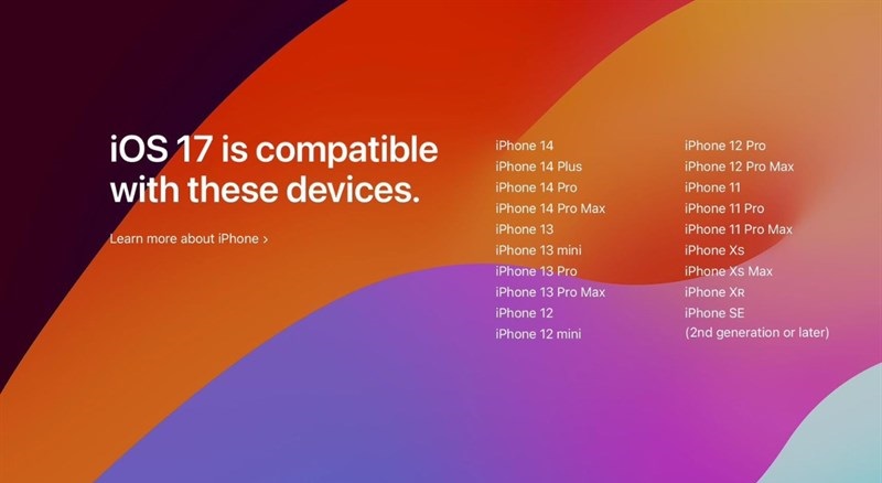 hiệu năng đánh giá iOS 17