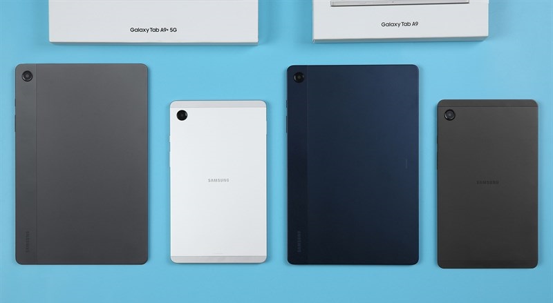 ngoại hình Galaxy Tab A9/ Tab A9 Plus