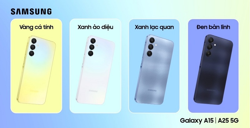 Vuaboss liên minh giải trí 1 thế giới Galaxy A15, Galaxy A25 5G