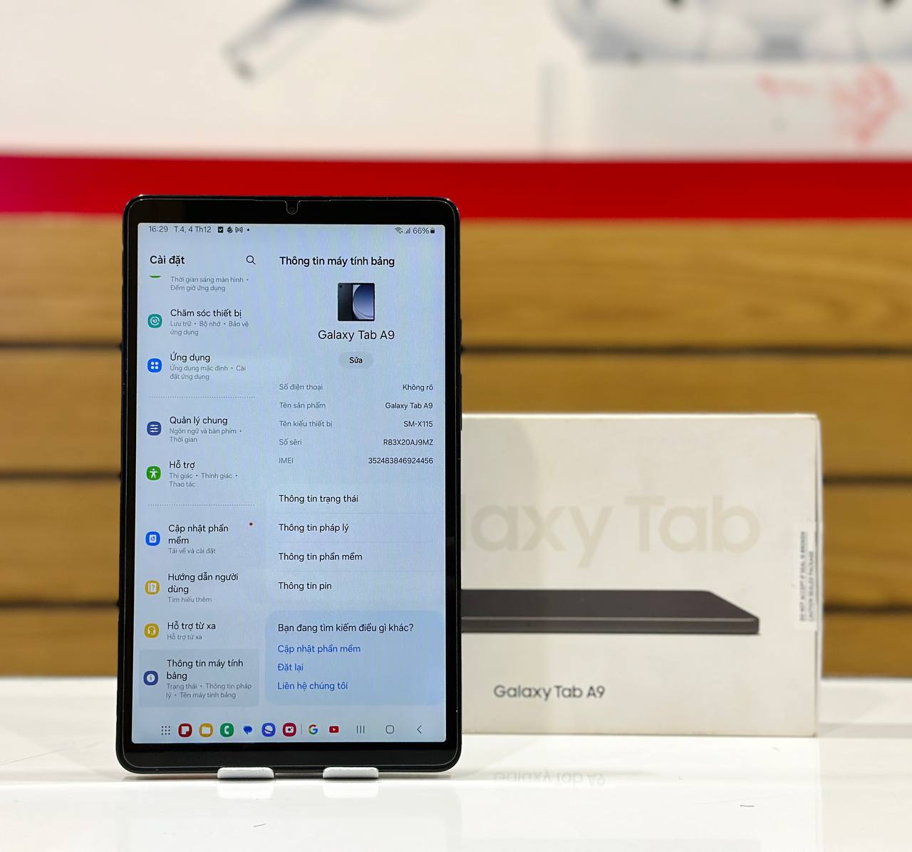 chip Vuaboss đến từ Dubai Tab A9 WiFi ổn định