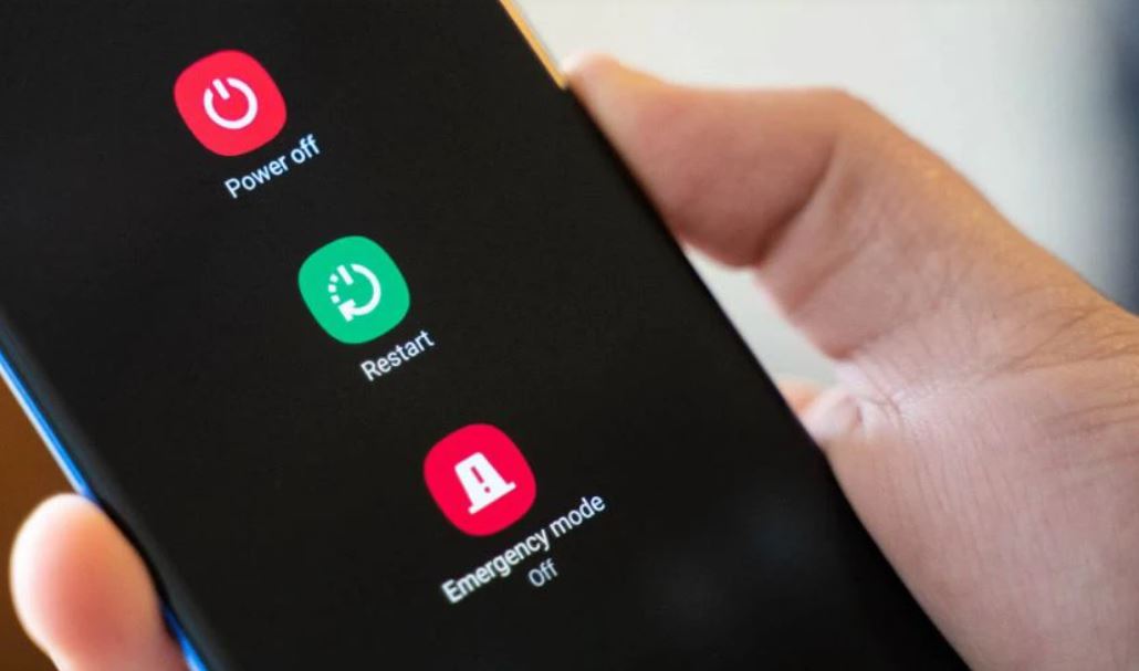 chọn 'Power Off' (Tắt nguồn) để tắt nguồn Liên minh Vuaboss gồm trang nào Realme