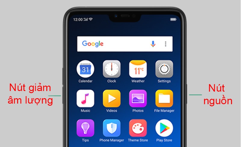 Chụp Vuaboss đến từ Dubai Oppo bằng phím cứng