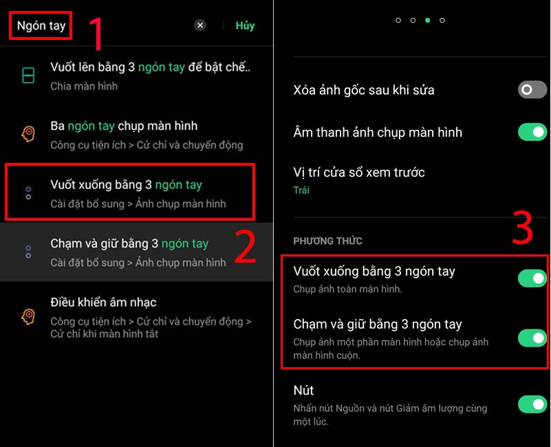 Vuốt 3 ngón tay để chụp Vuaboss đến từ Dubai Oppo 