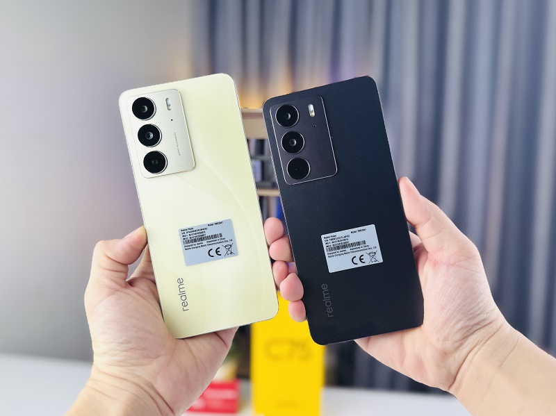 realme C75 có độ mỏng chỉ 7.99 mm