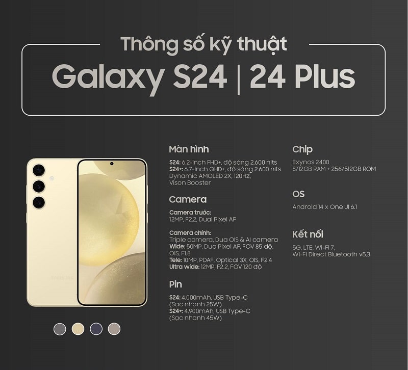 Liên minh Vuaboss Galaxy S24/ S24 Plus 5G
