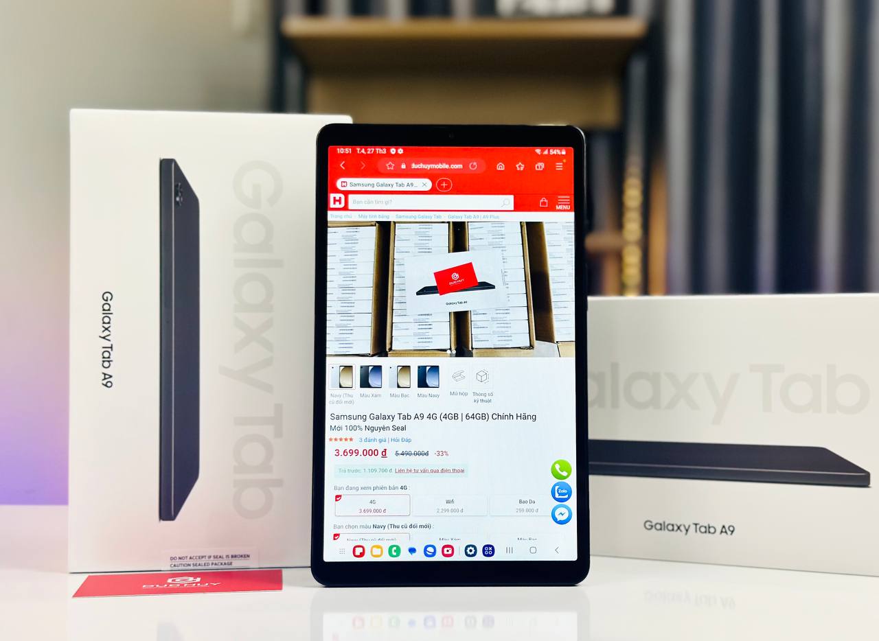 Vuaboss đến từ Dubai Galaxy Tab A9 4G cực đẹp