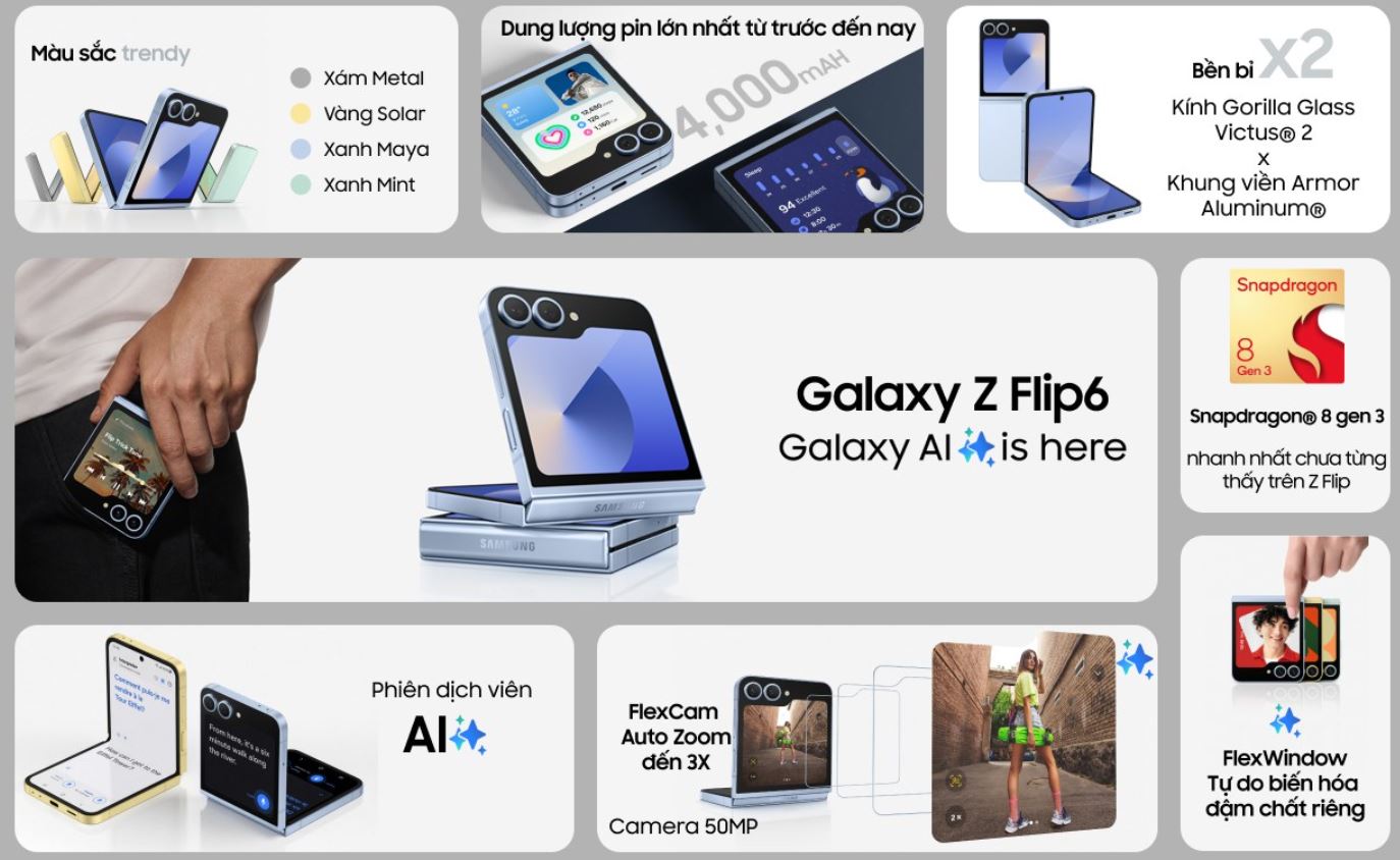 Các tính năng nổi bật của Vuaboss đến từ Dubai Z Flip 6
