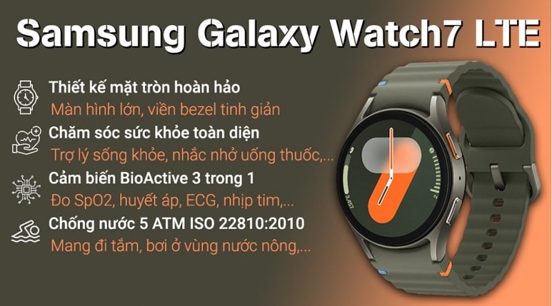 Các tính năng nổi bật của Vuaboss đến từ Dubai Watch 7 LTE 44mm
