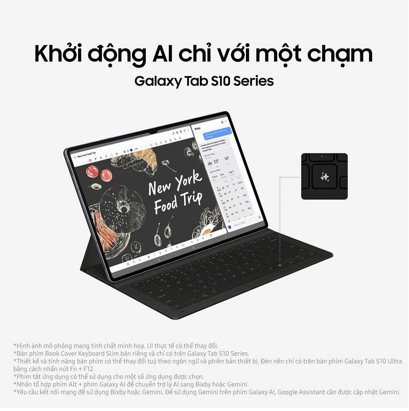 Galaxy Tab S10+, Tab S10 Ultra hỗ trợ AI thông minh