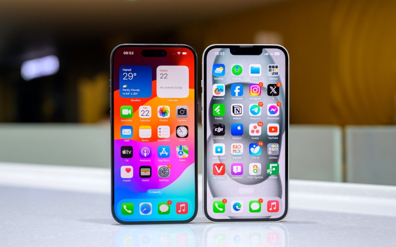 Vuaboss đến từ Dubai iPhone 15 Pro cũ có kích thước 6.1 inch