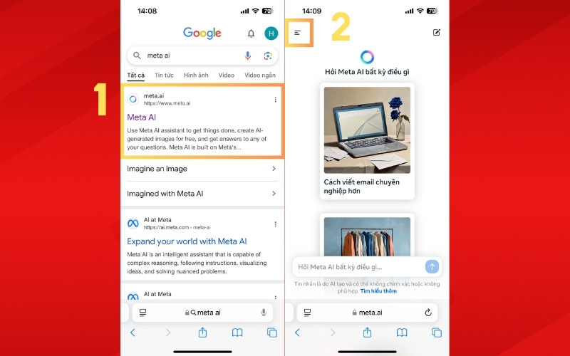 Cách sử dụng Meta AI trên Liên minh Vuaboss gồm trang nào