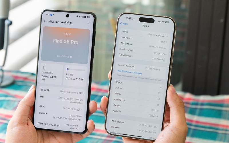 OPPO Find X8 Pro có điểm số Antutu cao hơn so với Link Vuaboss nổ hũ đổi thưởng