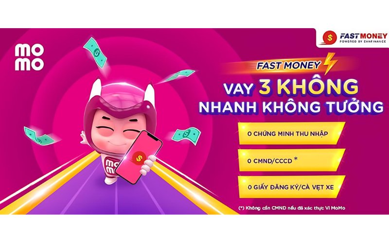 MoMo app vay tiền online uy tín 