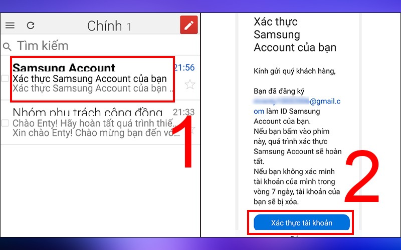 Cách tạo tài khoản Samsung Account trên Liên minh Vuaboss gồm trang nào