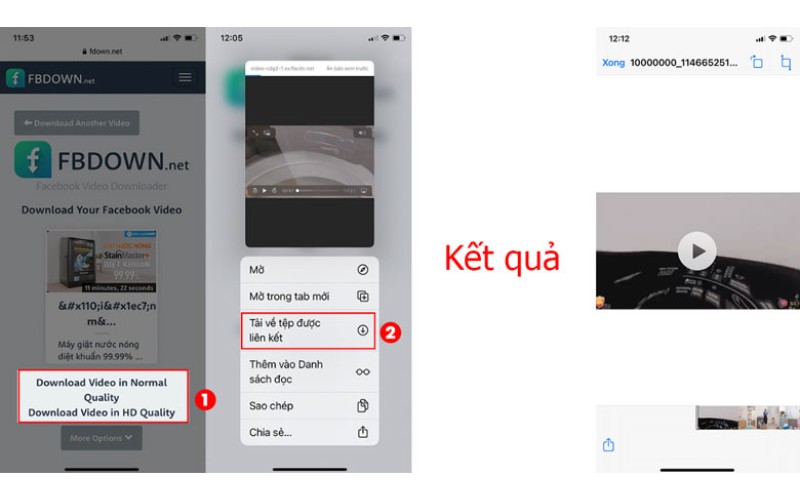 Tải video trên facebook về Liên minh Vuaboss gồm trang nào iPhone bằng fbdown
