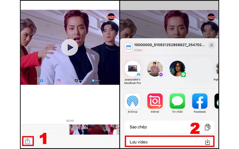 Tải video trên facebook về Liên minh Vuaboss gồm trang nào iPhone bằng snapsave