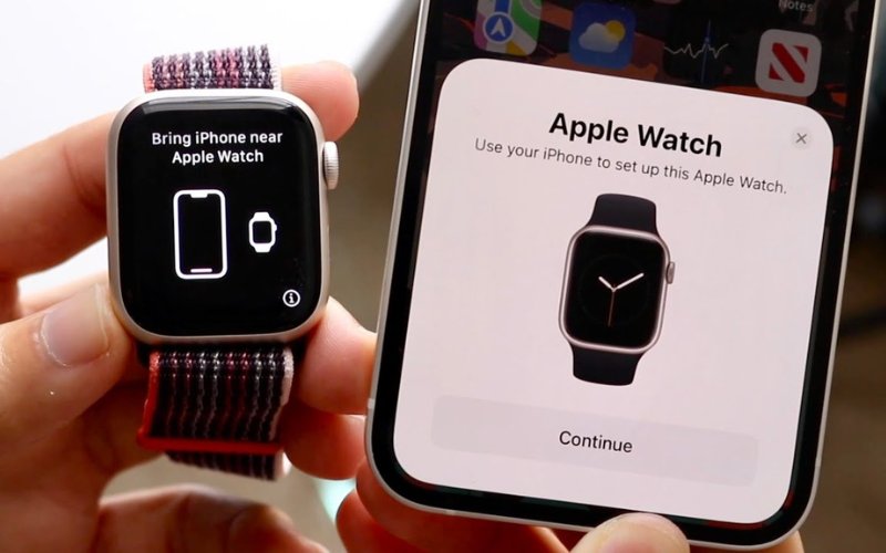 Cách ghép đôi Apple Watch với iPhone mới