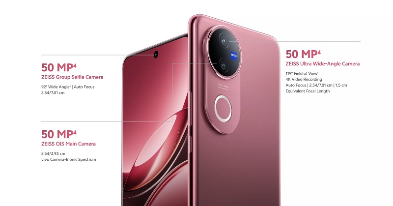 Thông số camera vivo V50 rất ấn tượng